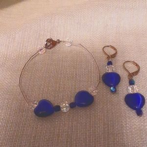 Bracelet and earrings #293